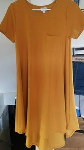 Lularoe Mustard Carly Dress!